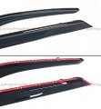 Premium Black Trim Clip-on Window Visor Rain Guard Deflector Compatible With 2020-2024 Ford Explorer St Limited St-line Xlt