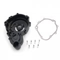 Httmt Mt313-002a- Black Left Engine Stator Cover See Through Compatible With Suzuki 06- 13 Gsxr 600 750 W Gasket
