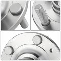 Factory Style Front Wheel Bearing Hub Assembly With C-clip And Axle Nut Compatible Ford Fusion Milan Lincoln Mkz Zephyr
