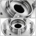Factory Style Front Wheel Bearing Hub Assembly With C-clip And Axle Nut Compatible Ford Fusion Milan Lincoln Mkz Zephyr