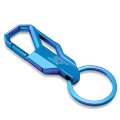 Ford Focus St Metallic Blue Carabiner Style Snap Hook Metal Key Chain 3 75 In X 1 Modern Zinc Alloy Keychain Sh80 