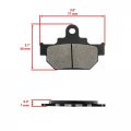 For Front Brake Pads Suzuki Gz250 Marauder 250 1998 1999 2000 2001 2002-2010 Mod-ztf1-17156