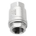 Stainless Steel Vertical Check Valve For Inline Pipeline 3 4 Inch Female Thread Wog 1000