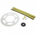 2005-2014 Fits Yamaha Tt-r230 230 Yellow O Ring Chain Sprocket Silver 12 52 112l