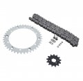 O Ring Chain And Sprocket Silver Fits 1993-1996 Yamaha Yfz350 Banshee 13 41 104l