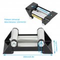 Akozon Winch Roller Guide Fairlead Cable Side By Mount Heavy Duty 125mm 5in Hole Diatance Universal