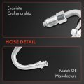 A-premium Power Steering Hose Pressure Reservoir Line Assembly Compatible With Volvo Xc90 2007-2014 L6 3 2l 2-pc Set
