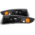 Chevrolet Camaro Black Bumper Light Assembly With Amber Reflector 511045 Sold In Pairs Waterproof Front Corner Lights 