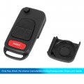 Uxcell Car Replacement Key Fob Shell Case 2107601306 For Mercedes-benz 4 Button Black