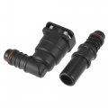 X Autohaux 5 8 15 82mm Sae To 14mm 90 Degree Fuel Line Hose Quick Release Connector Disconnect Nylon 2pcs