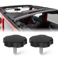 2-pcs 2007-2016 Jeep Wrangler Jk Soft Top Screw Window Frame Short Knob Pin Bolt Surround Accessories Hardware 