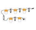 Satco S28976 Hi-pro Led Temporary Construction String Light Set 50 Ft 