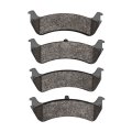 Front Brake Pads For Mercury Mountaineer 1997 1998 1999 2000 2001 Semi Metallic Friction 45 2 Mm Or 1 78 In Outer Pad Height
