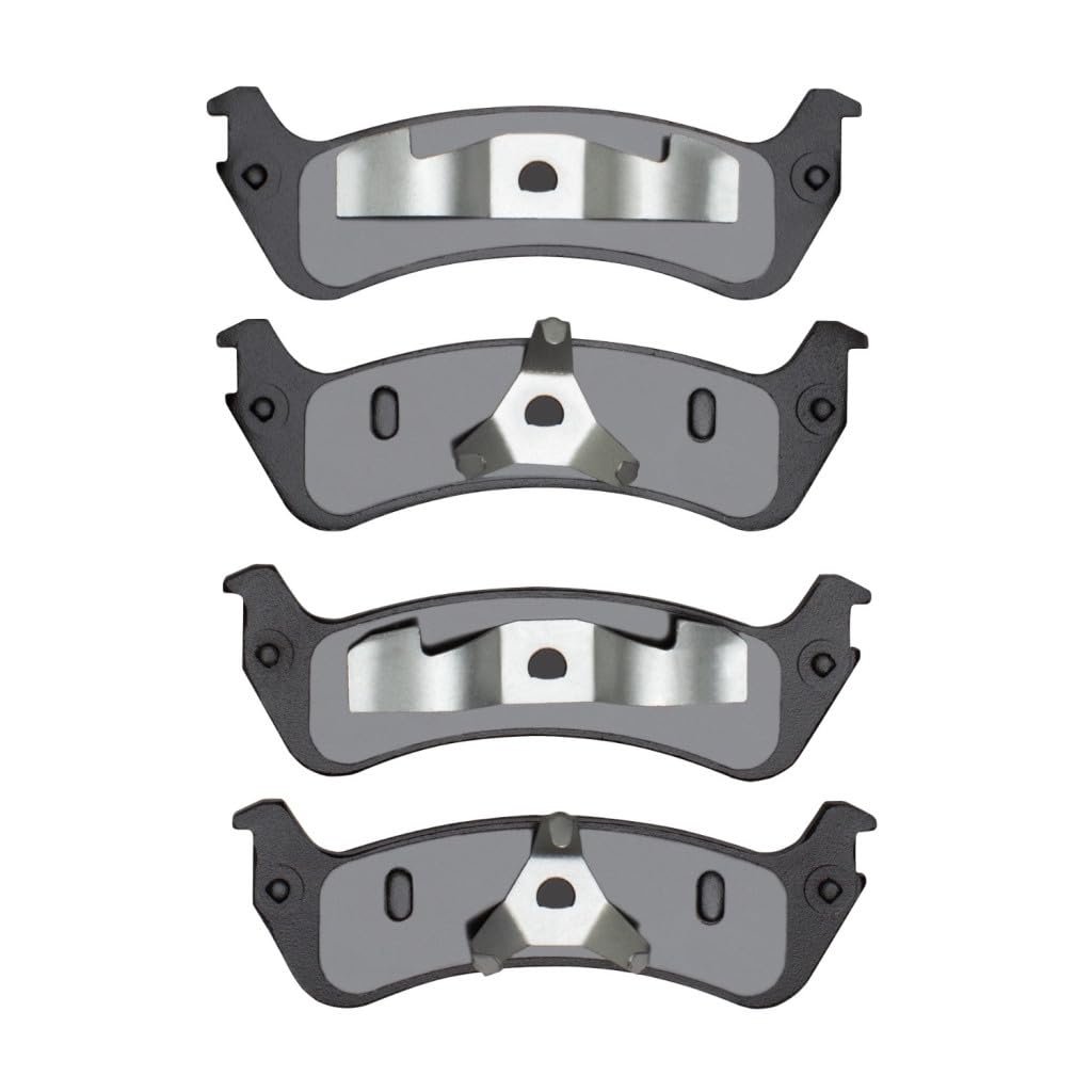 Front Brake Pads For Mercury Mountaineer 1997 1998 1999 2000 2001 Semi Metallic Friction 45 2 Mm Or 1 78 In Outer Pad Height