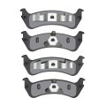 Front Brake Pads For Mercury Mountaineer 1997 1998 1999 2000 2001 Semi Metallic Friction 45 2 Mm Or 1 78 In Outer Pad Height