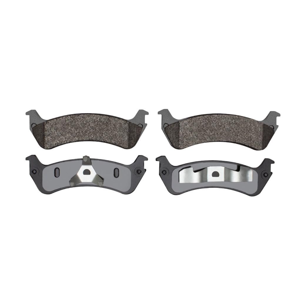Front Brake Pads For Mercury Mountaineer 1997 1998 1999 2000 2001 Semi Metallic Friction 45 2 Mm Or 1 78 In Outer Pad Height