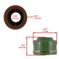 Caltric 8x Valve Stem Seal For Suzuki Intruder 700 Vs700 1986-1987 5 5x11x8 2