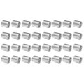 32pcs Aluminum Spacers 5mm Id X 8mm Od 9mm Length Screw Standoff Bushing Plain Finish Unthreaded Metal Round Spacer For M5 
