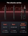 Rear Shock Absorber For 2013 2020d Fusion 2 Piece Set Replaces 5667 Steel Construction For Enhanced Ride Smoothness
