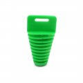 Uxcell Green Rubber Motorcycle Muffler Wash Plug Fit For 33-62mm Outlet Dia