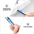 Garneck Static Rod 2pcs Car Chain Anti-static Electrostatic Discharger Eliminator Stuff Fob For Things Keyring -chain Metal
