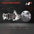 A-premium Rear Left And Right Wheel Bearing Hub Assembly Compatible With Lexus Es300h Es350 Toyota Avalon 2019-2022 Camry