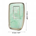 Car Key Fob Cover 3 Button Remote Case Green For Lexus Is Rx Nx200 Nx200t Gs300h