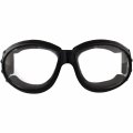 Eliminator Deluxe Red Baron Style Padded Anti Fog Motorcycle Goggles Uv400 Protection Shatterproof Polycarbonate Lenses For Atv 