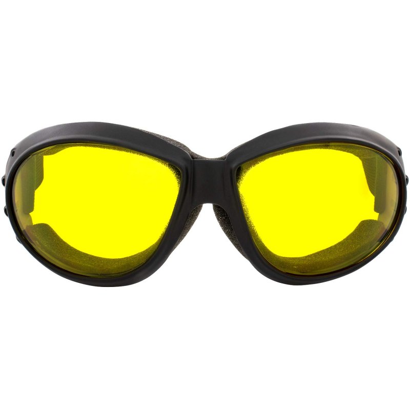 Eliminator Deluxe Red Baron Style Padded Anti Fog Motorcycle Goggles Uv400 Protection Shatterproof Polycarbonate Lenses For Atv
