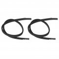 Roof Molding Drip Weatherstrip 2pcs Car Moulding Trims 74316 Tr0 A01 Exterior Accessories Replacement For 4 Doors 12 15