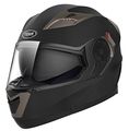 Motorcycle Modular Full Face Helmet Dot Approved Yema Ym-925 Motorbike Moped Street Bike Racing Crash With Sun Visor For Adult