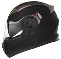 Motorcycle Modular Full Face Helmet Dot Approved Yema Ym-925 Motorbike Moped Street Bike Racing Crash With Sun Visor For Adult