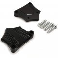 Httmt- Us-tghd-had006-0 75 -bk Chrome-e-o Black Contrast Fender Compatible With Spacer H-d Baggers 3 4 1984-2013 See Fitment