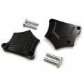 Httmt- Us-tghd-had006-0 75 -bk Chrome-e-o Black Contrast Fender Compatible With Spacer H-d Baggers 3 4 1984-2013 See Fitment