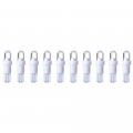 10 Pack T5 Wedge 1 Led Car Auto Dashboard Gauge Side Light Bulb Lamp 37 58 70 73 74 White 12v 
