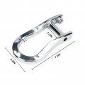 Weileite Front Bumper Tow Hook Shackles Chevy Silverado Gmc Sierra 1500 2007-2018 Ld 2019 Limited Replace 84072462 2pcs Silver