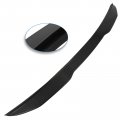 1pc Carbon Fiber Spoiler Wing Compatible For 2004-2010 Bmw 5-series M5 E60 Sedan Glossy Black Rear Trunk Tail