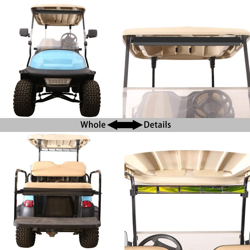 Golf Cart 5 Panel Panoramic Wide Angle Rear View Mirror 35 8 In Universal Fit For Ezgo Club Car Yamaha Suv Van Trucks Anti