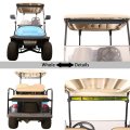 Golf Cart 5 Panel Panoramic Wide Angle Rear View Mirror 35 8 In Universal Fit For Ezgo Club Car Yamaha Suv Van Trucks Anti