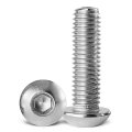1 4-20 X 2 In Button Head Socket Cap Screws 304 Stainless Steel 18-8 Allen Drive Bright Finish Full Machine Threads 25 Piece 
