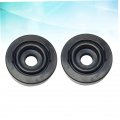 Packove 2pcs Dust Cover For Car Headlight Moon Hair Pin Dappen Dish Cups Nail Light Music Staff Dry Erase Board Writing Paper