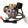 Glenparts Pd18j Gy6 50cc Carburetor With 2-pin Male Electric Choke 18mm Intake Manifold For Mopeds Scooters Panterra Freedom
