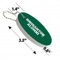 Graphics More Binghamton University Bearcats Alumn Floating Keychain Oval Foam Fishing Boat Buoy Key Float