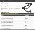 Marketplace Auto Parts Front Upper Control Arms With Ball Joints Set Of 2 Compatible 2016-2018 Chevy Silverado 1500 With