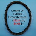 Tuzliufi Drive Belt Compatible With Polaris Rzr Pro Xp Turbo S 4 Tooth On Both Sides Approx 1119a 38a 16 7 Mm New Z690