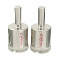 Uxcell 2pcs 26mm Diamond Coated Hole Saw Drill Bits For Glass Ceramic Tile Marble Rock Porcelain Bottles Pots Brick