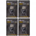 Niche Brake Pad Set For Triumph Speed Triple Bmw S1000rr S1000r T2025247 34117714800 Front Organic 4 Pack