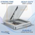 Recpro 14 Rv Roof Vent Kit W Butyl Tape White 71111-c Replacementa 2 Pack