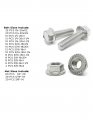 18-8 304 Stainless Steel Serrated Hex Flange Bolt Screw Nut Assortment Kit