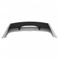 Hecasa Roof Spoiler Compatible With 2012-2018 Ford Focus Hatchback Models Rear Wing Plastic Gray Black